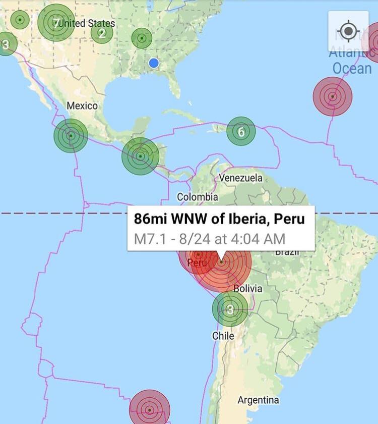 Cutremur cu magnitudinea de 7,1 grade în Peru