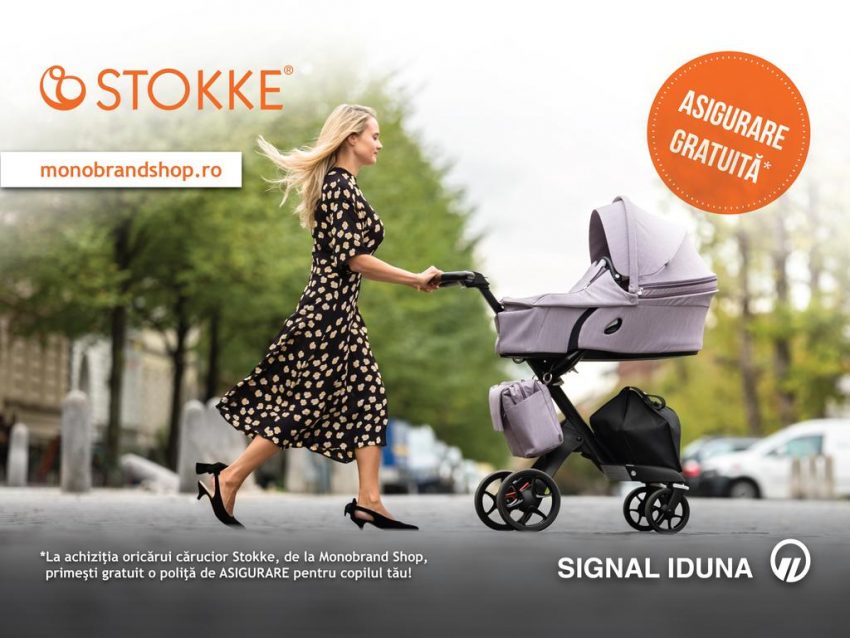 Asigurare gratuita pentru copilul tau la achiziționarea oricărui cărucior Stokke!