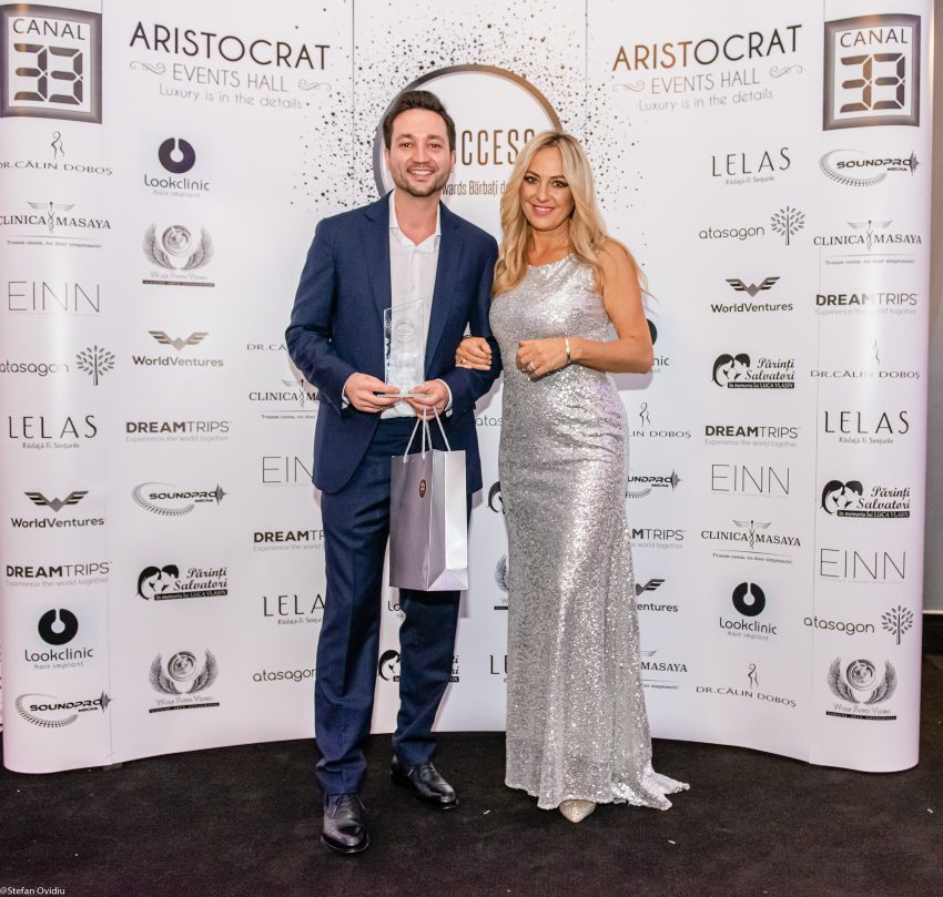 Răzvan Dincă, antreprenorul din spatele WorldVentures, premiat în cadrul Galei I Success “Celebrity Awards – Bărbați de Succes”