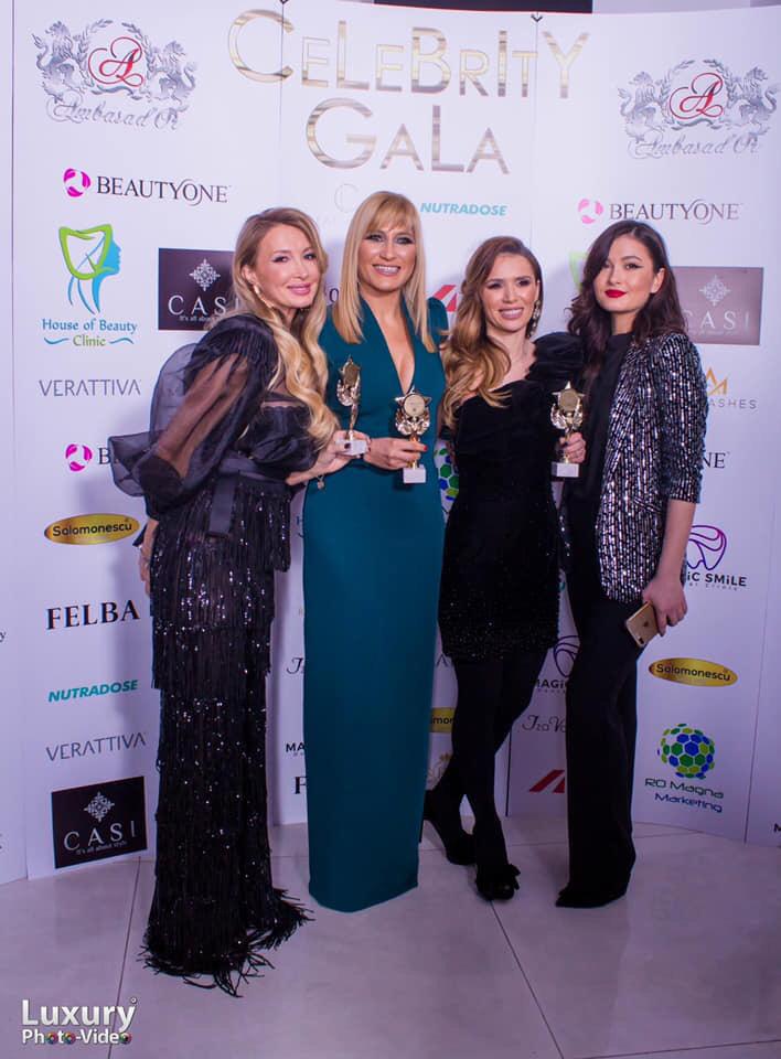 Ionela Coman a câștigat premiul de excelență în frumusețe în cadrul Galei I Success “Celebrity Awards – Femei de Succes”