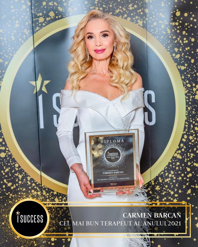 Carmen Barcan a primit premiul pentru ,,Cel mai bun terapeut al anului 2021″
