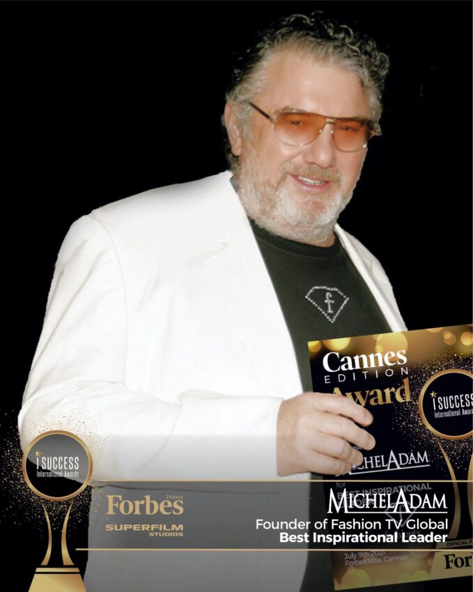 Michel Adam won the Best Inspirational Leader Award at I Success Gala – Cannes edition