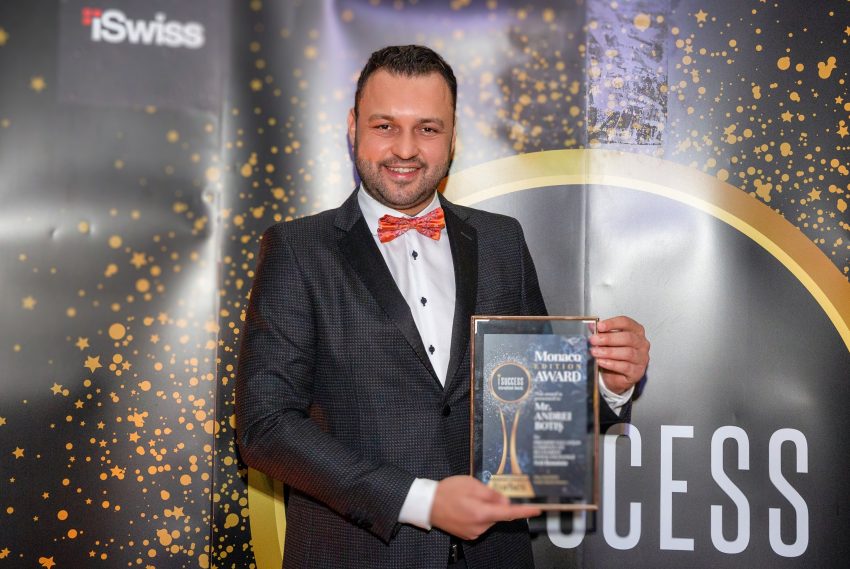 Andrei Botiș a fost premiat în cadrul galei ,,I Success Awards” – Monaco Edition