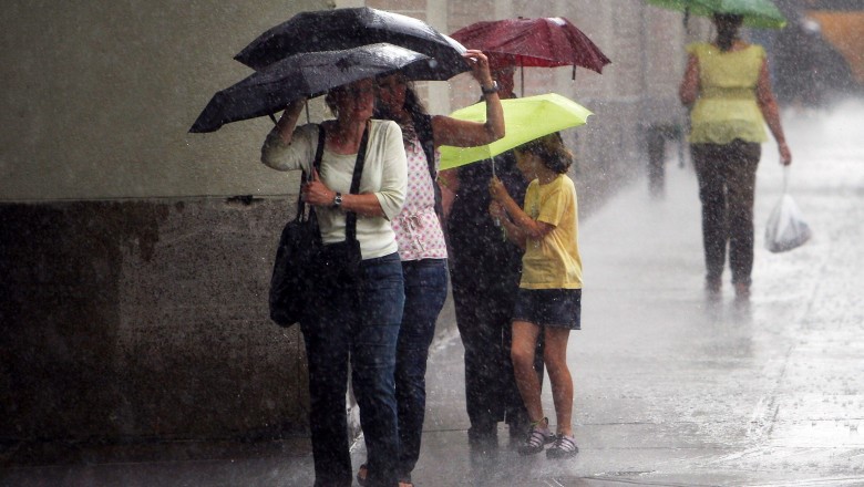 Cod galben de ploi torențiale, descărcări electrice și vijelii în cea mai mare parte a țării